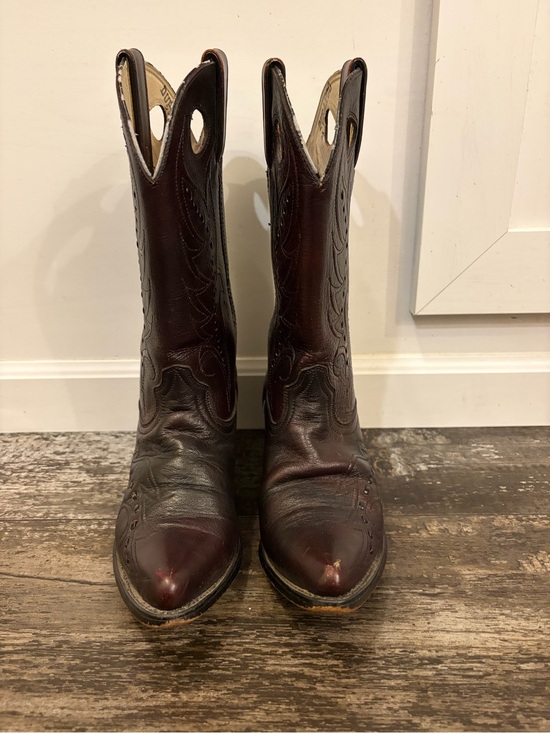 DURANGO Dark Cherry Leather upper and lining balance all man made material sz 8 main image 4